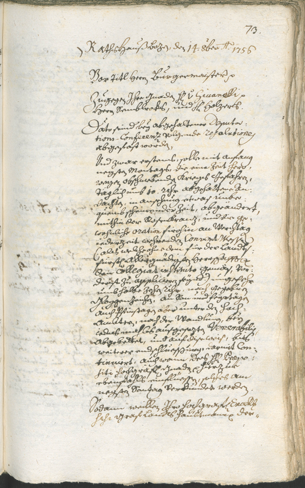 Civic Archives of Bozen-Bolzano - BOhisto Ratsprotokoll 1756/59 