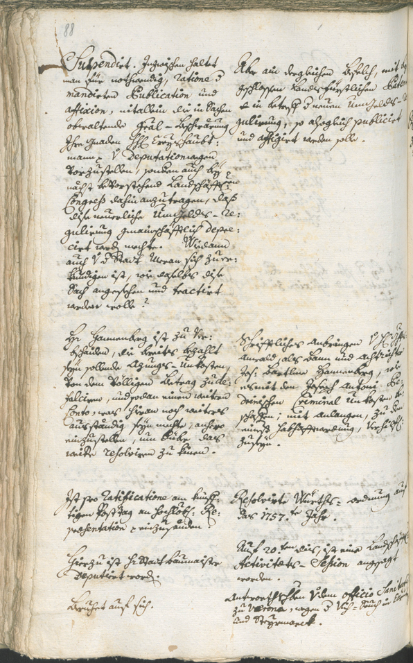 Civic Archives of Bozen-Bolzano - BOhisto Ratsprotokoll 1756/59 