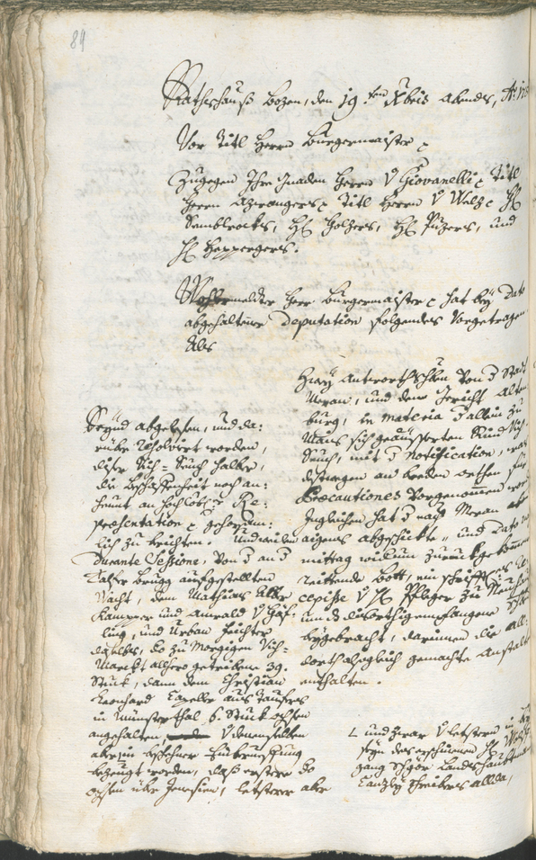 Archivio Storico della Città di Bolzano - BOhisto protocollo consiliare 1756/59 