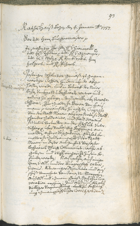 Civic Archives of Bozen-Bolzano - BOhisto Ratsprotokoll 1756/59 