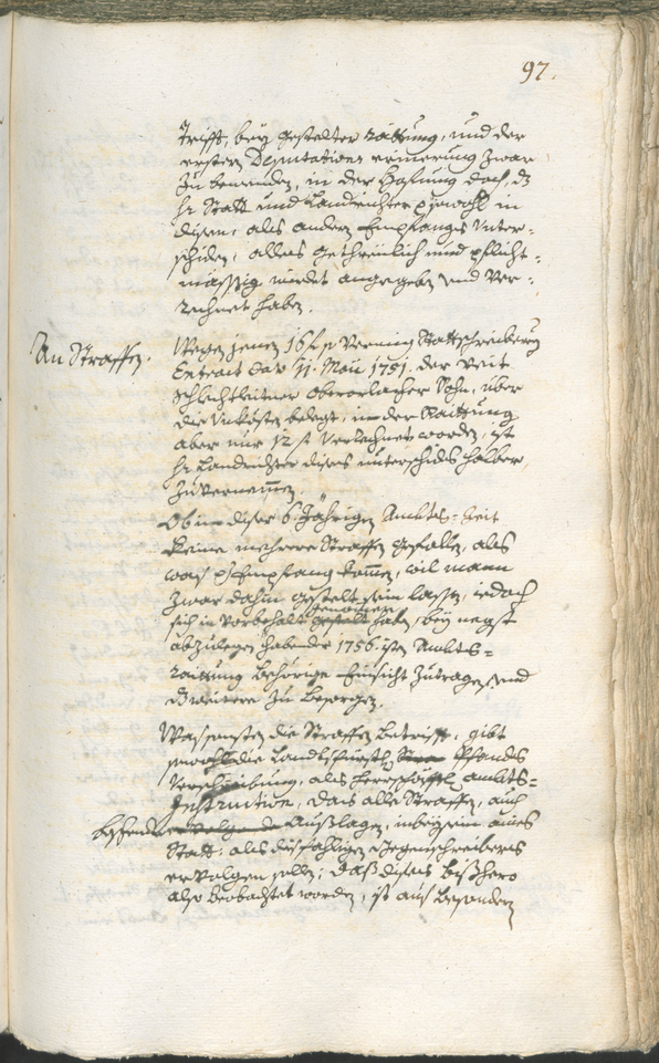 Archivio Storico della Città di Bolzano - BOhisto protocollo consiliare 1756/59 