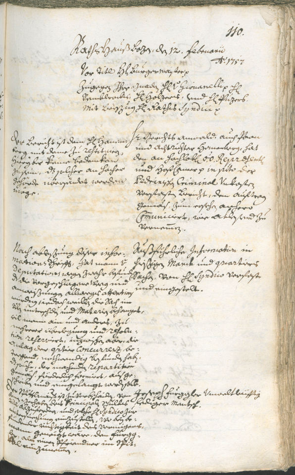 Civic Archives of Bozen-Bolzano - BOhisto Ratsprotokoll 1756/59 