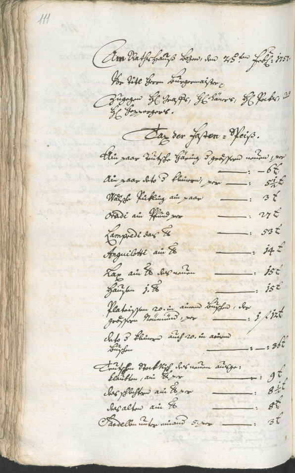 Civic Archives of Bozen-Bolzano - BOhisto Ratsprotokoll 1756/59 