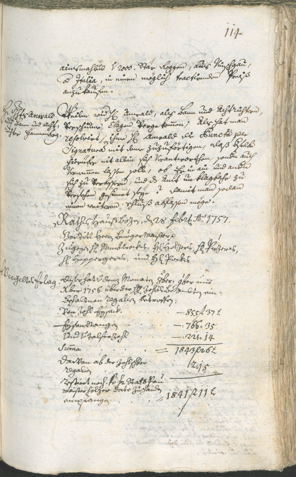 Civic Archives of Bozen-Bolzano - BOhisto Ratsprotokoll 1756/59 