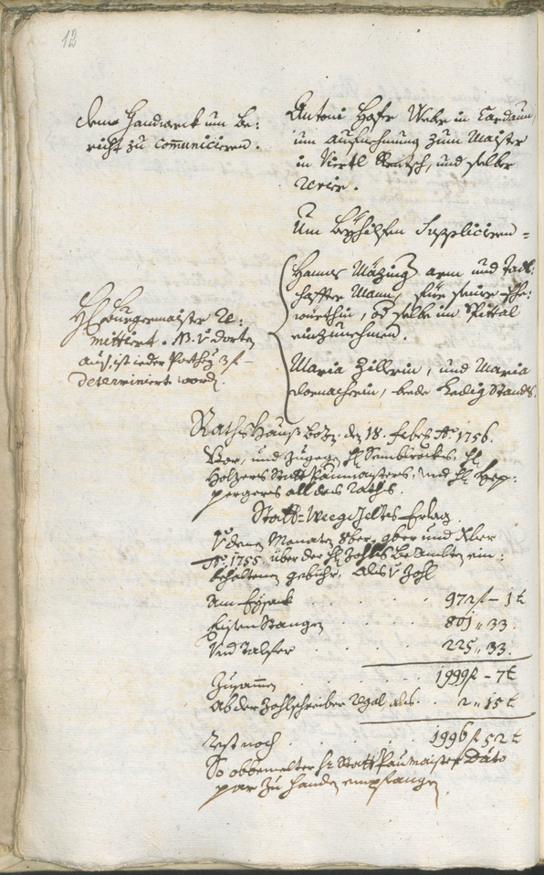 Civic Archives of Bozen-Bolzano - BOhisto Ratsprotokoll 1756/59 