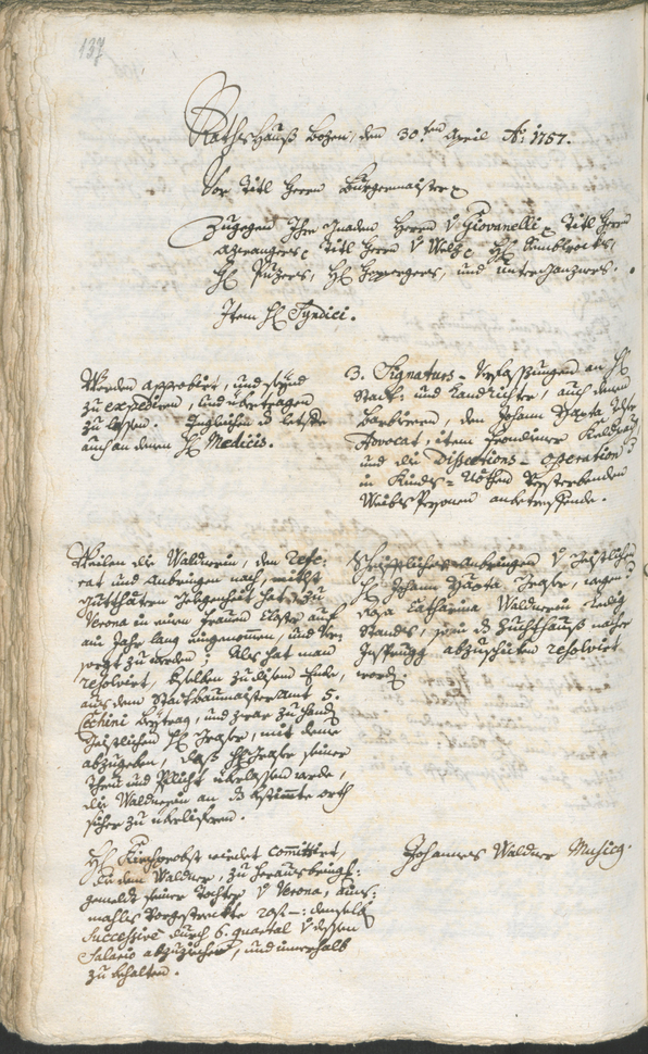 Archivio Storico della Città di Bolzano - BOhisto protocollo consiliare 1756/59 