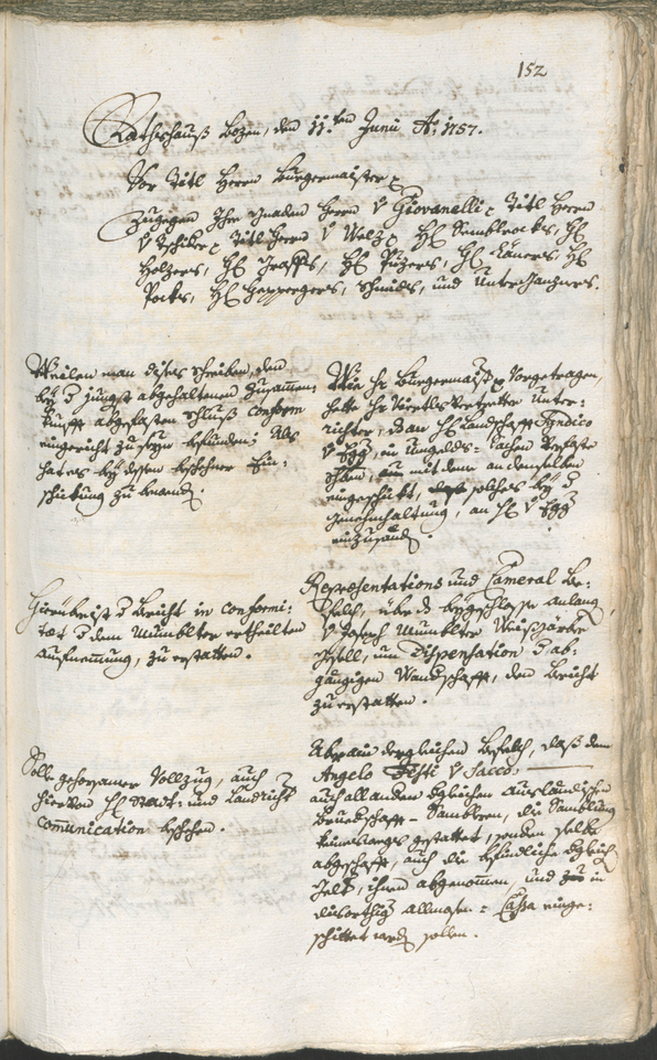 Archivio Storico della Città di Bolzano - BOhisto protocollo consiliare 1756/59 