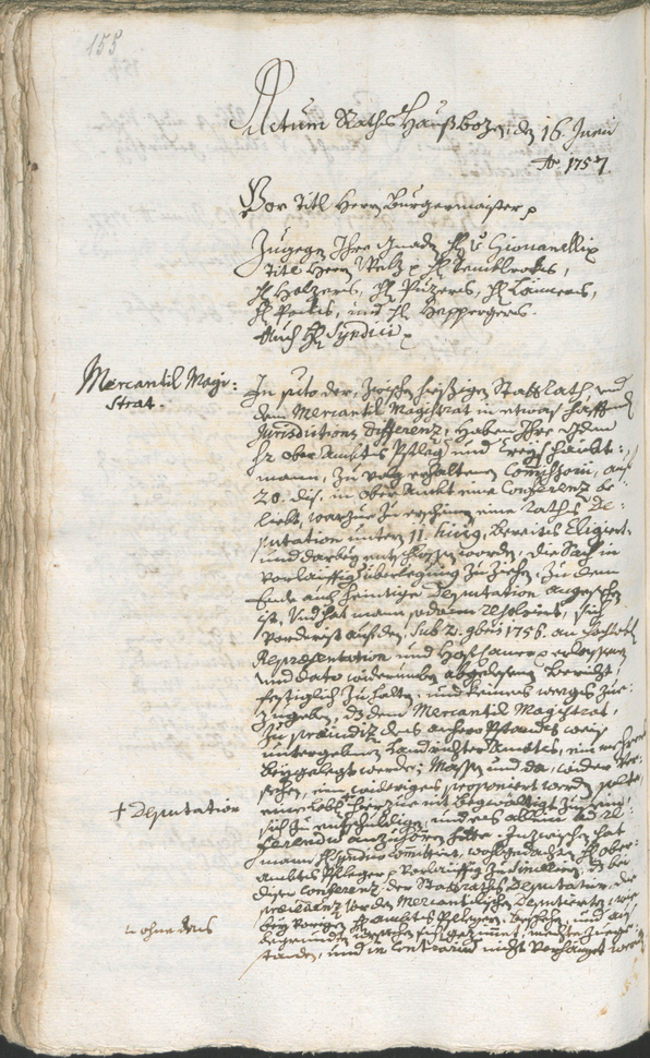 Archivio Storico della Città di Bolzano - BOhisto protocollo consiliare 1756/59 