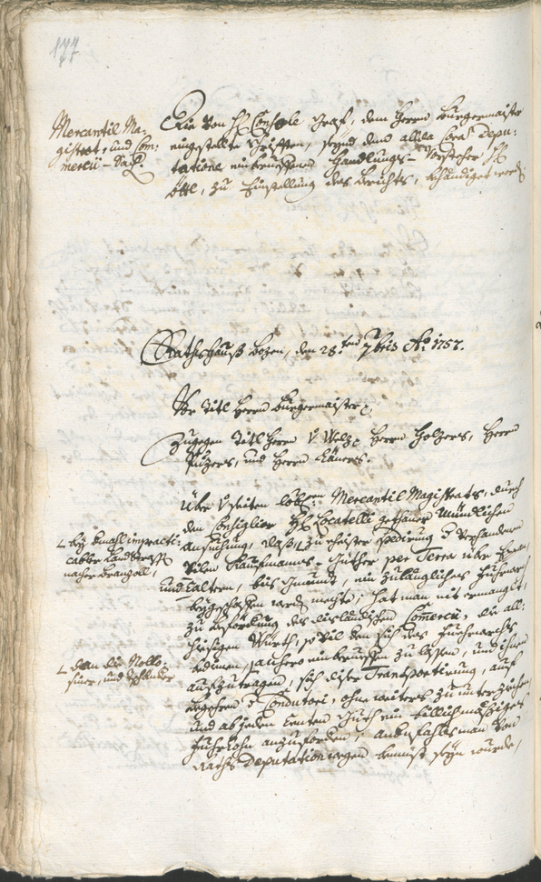 Archivio Storico della Città di Bolzano - BOhisto protocollo consiliare 1756/59 