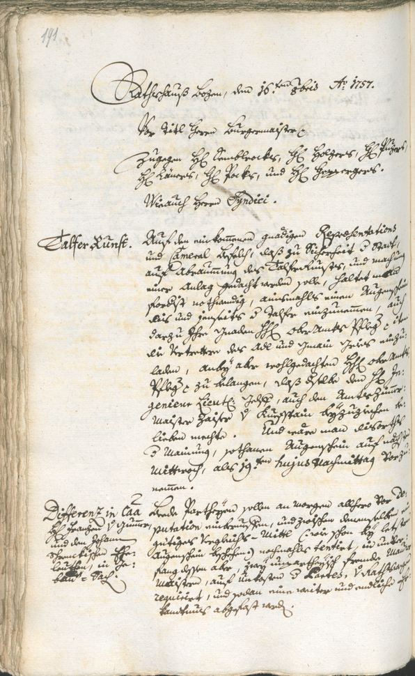 Archivio Storico della Città di Bolzano - BOhisto protocollo consiliare 1756/59 