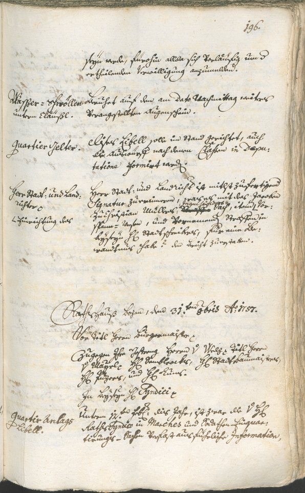 Archivio Storico della Città di Bolzano - BOhisto protocollo consiliare 1756/59 