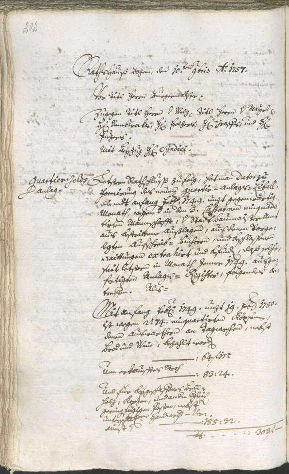 Civic Archives of Bozen-Bolzano - BOhisto Ratsprotokoll 1756/59 