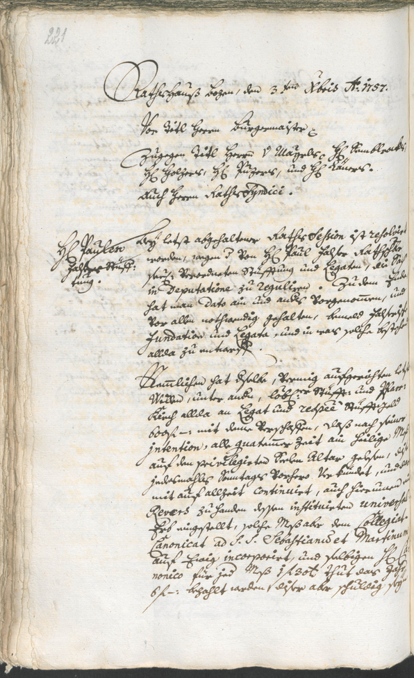 Archivio Storico della Città di Bolzano - BOhisto protocollo consiliare 1756/59 