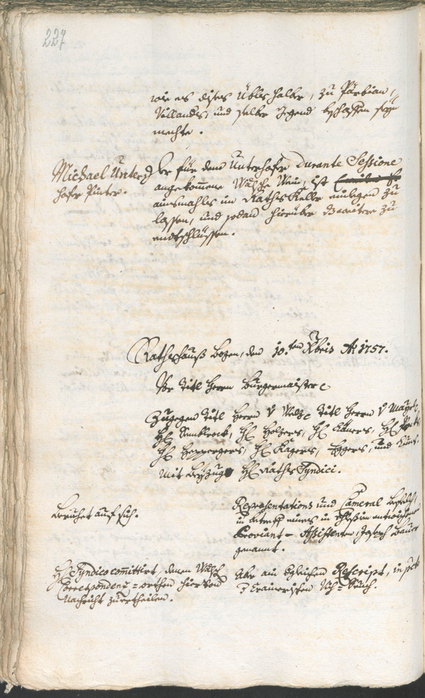 Archivio Storico della Città di Bolzano - BOhisto protocollo consiliare 1756/59 