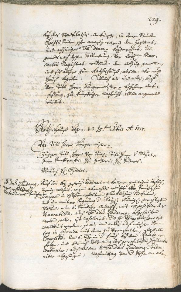 Civic Archives of Bozen-Bolzano - BOhisto Ratsprotokoll 1756/59 