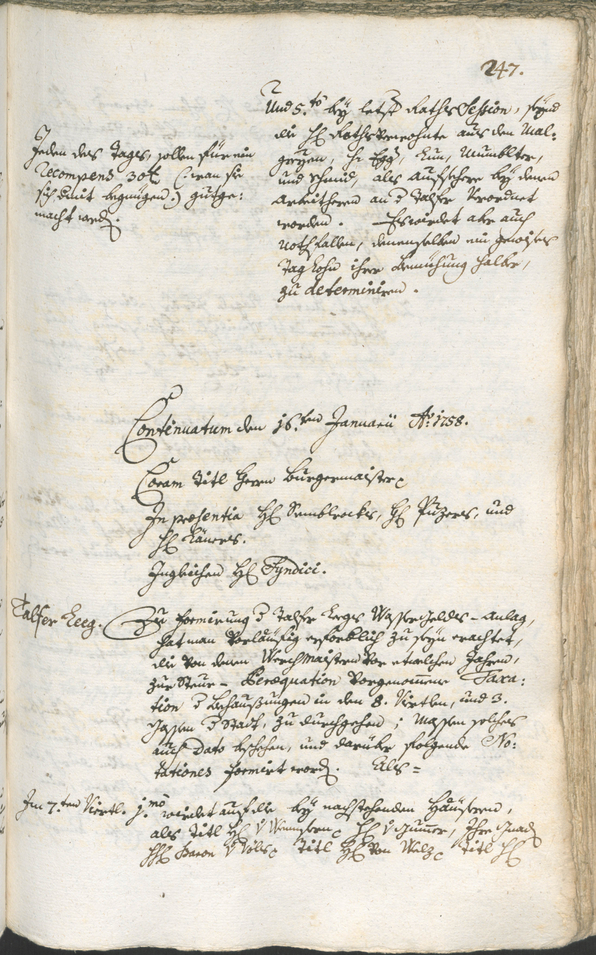 Civic Archives of Bozen-Bolzano - BOhisto Ratsprotokoll 1756/59 