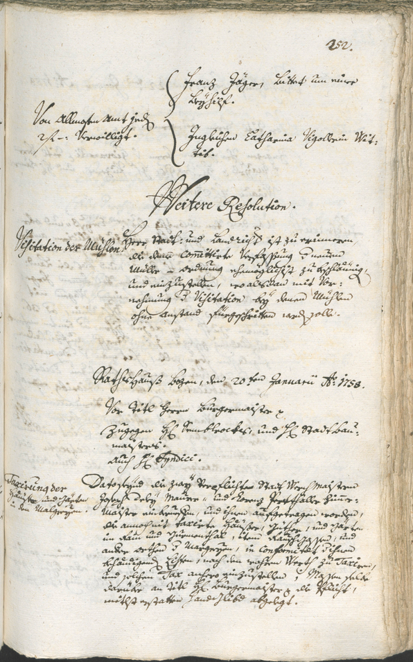 Civic Archives of Bozen-Bolzano - BOhisto Ratsprotokoll 1756/59 