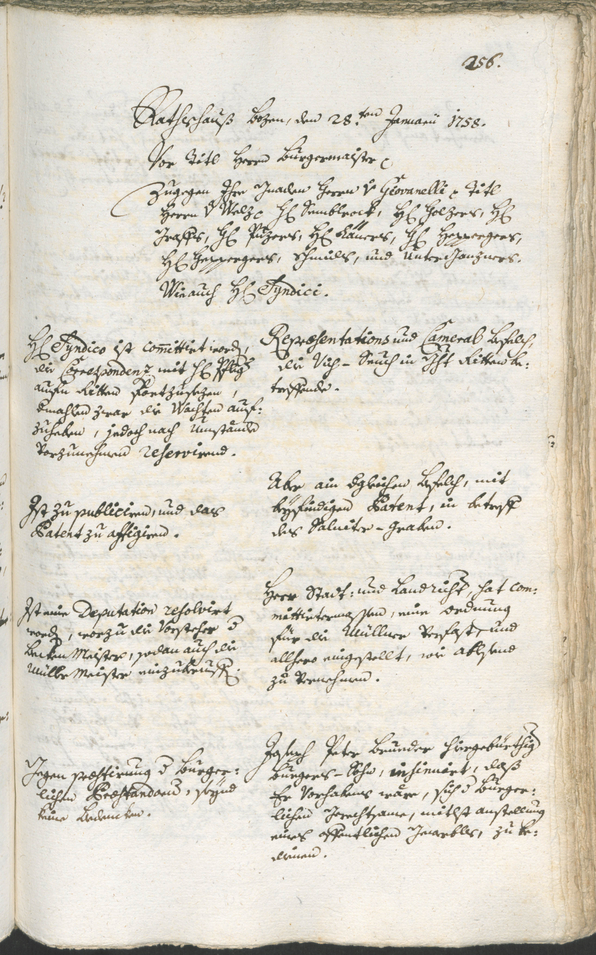 Civic Archives of Bozen-Bolzano - BOhisto Ratsprotokoll 1756/59 