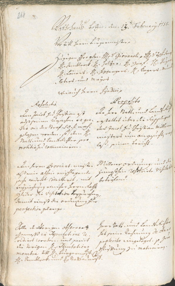 Archivio Storico della Città di Bolzano - BOhisto protocollo consiliare 1756/59 