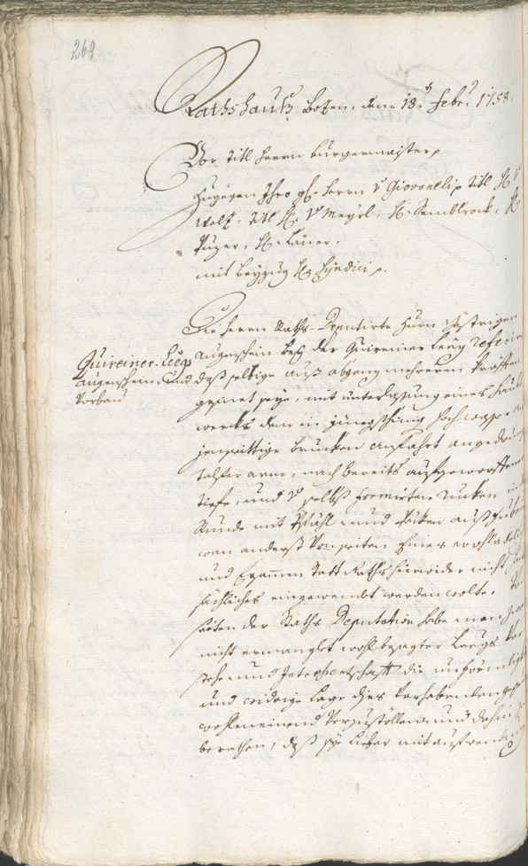 Civic Archives of Bozen-Bolzano - BOhisto Ratsprotokoll 1756/59 