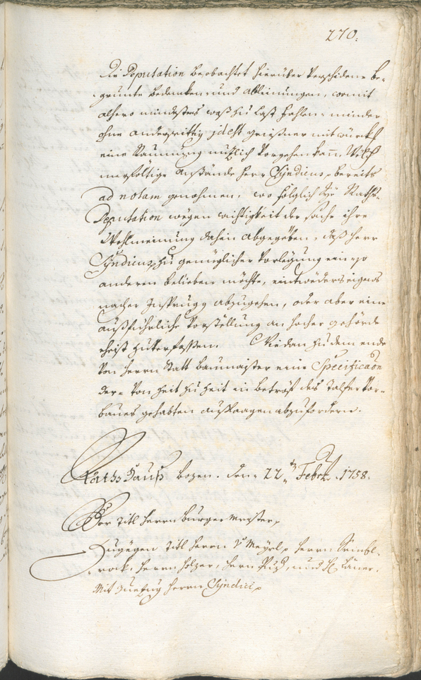 Archivio Storico della Città di Bolzano - BOhisto protocollo consiliare 1756/59 