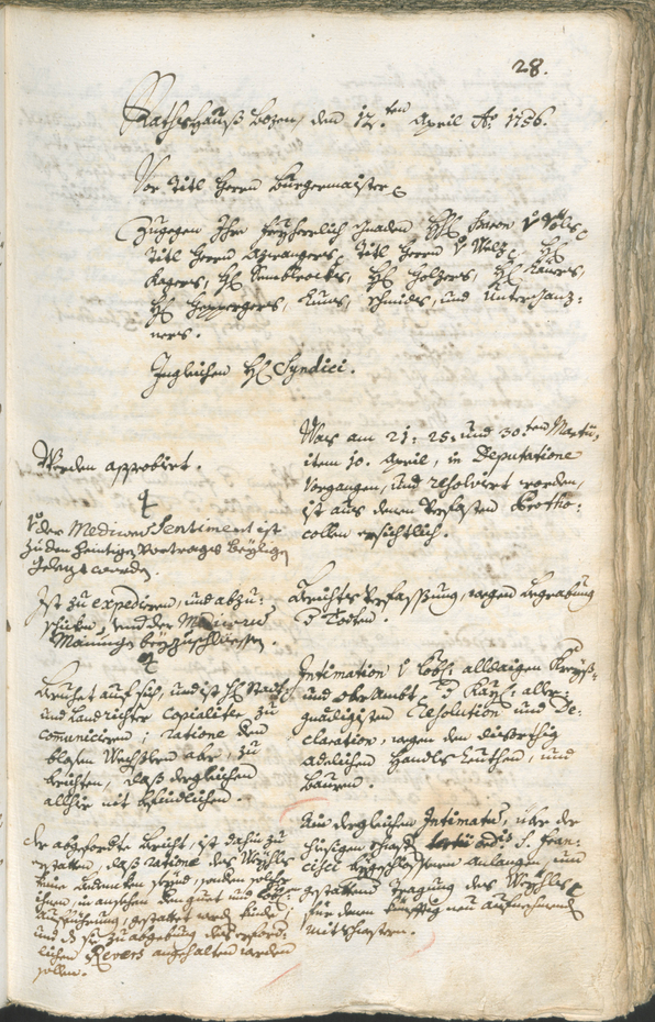 Civic Archives of Bozen-Bolzano - BOhisto Ratsprotokoll 1756/59 