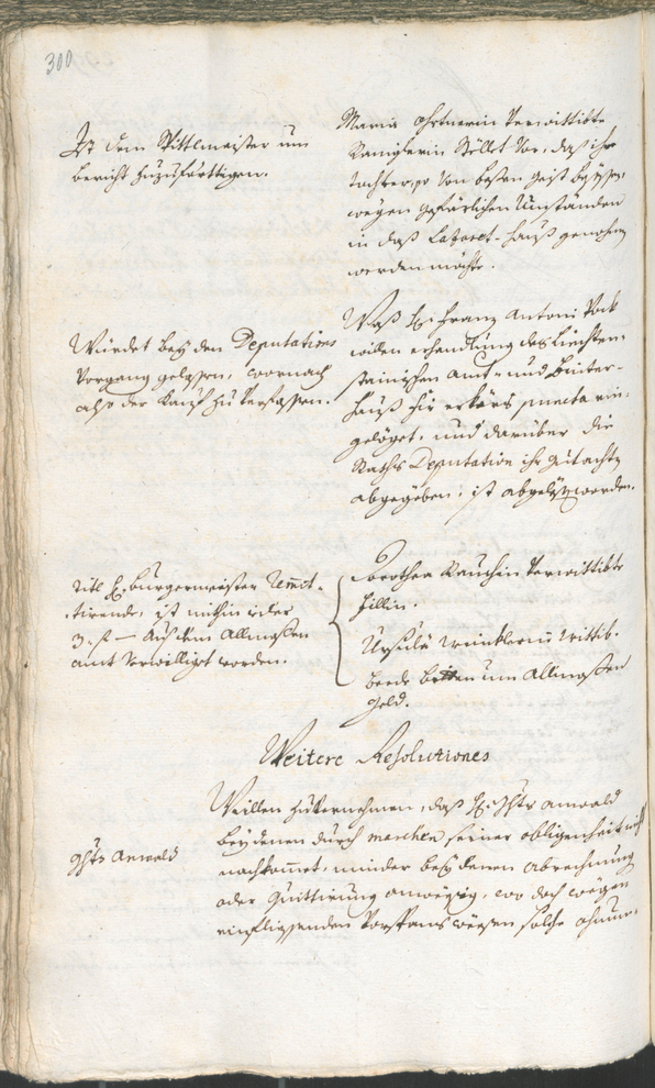 Stadtarchiv Bozen - BOhisto Ratsprotokoll 1756/59 