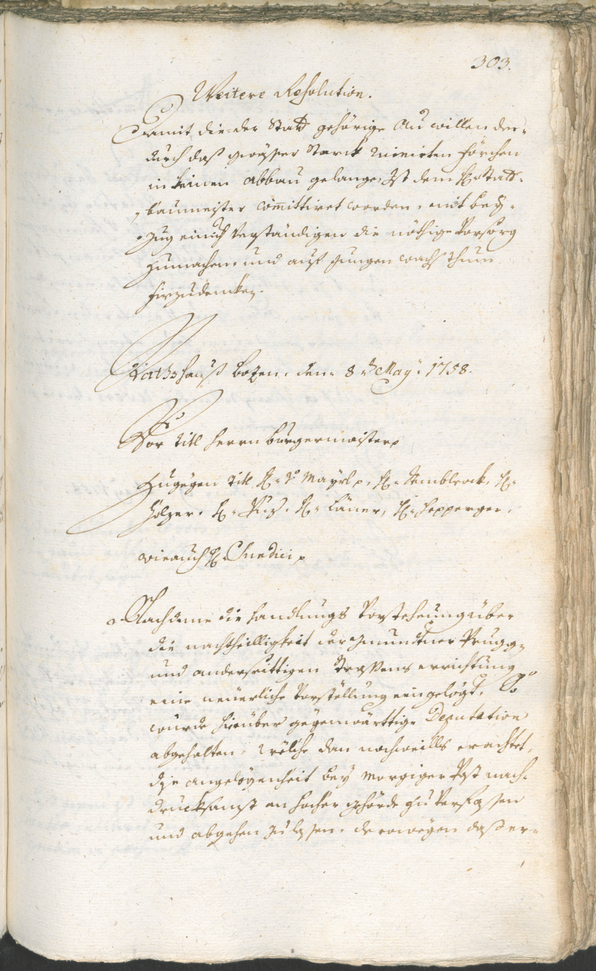 Civic Archives of Bozen-Bolzano - BOhisto Ratsprotokoll 1756/59 