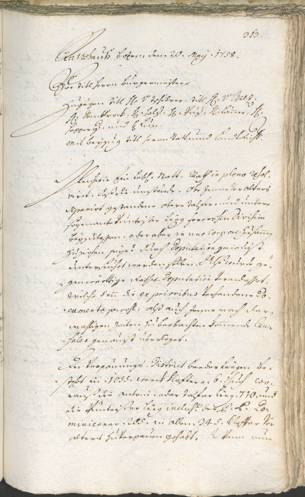 Civic Archives of Bozen-Bolzano - BOhisto Ratsprotokoll 1756/59 