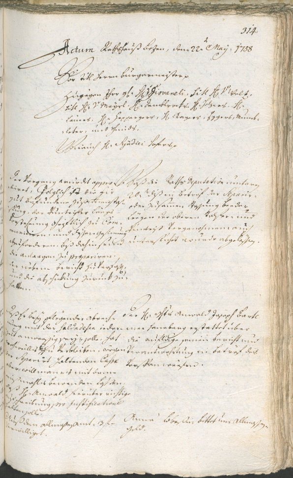 Archivio Storico della Città di Bolzano - BOhisto protocollo consiliare 1756/59 