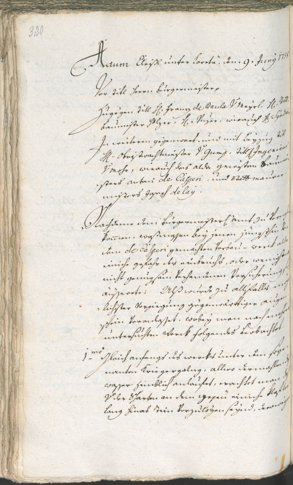 Civic Archives of Bozen-Bolzano - BOhisto Ratsprotokoll 1756/59 