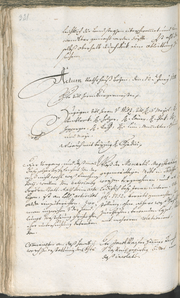 Archivio Storico della Città di Bolzano - BOhisto protocollo consiliare 1756/59 