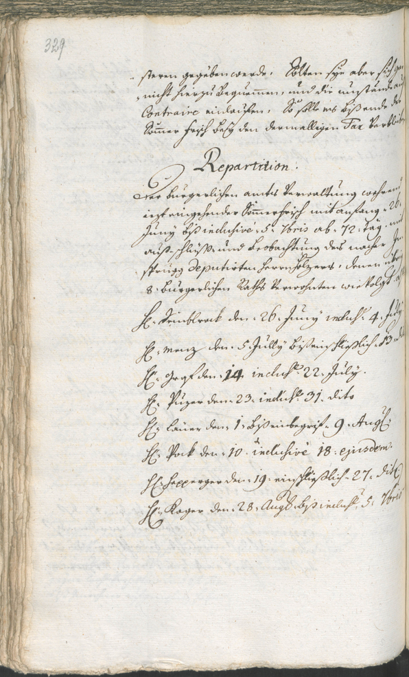 Civic Archives of Bozen-Bolzano - BOhisto Ratsprotokoll 1756/59 