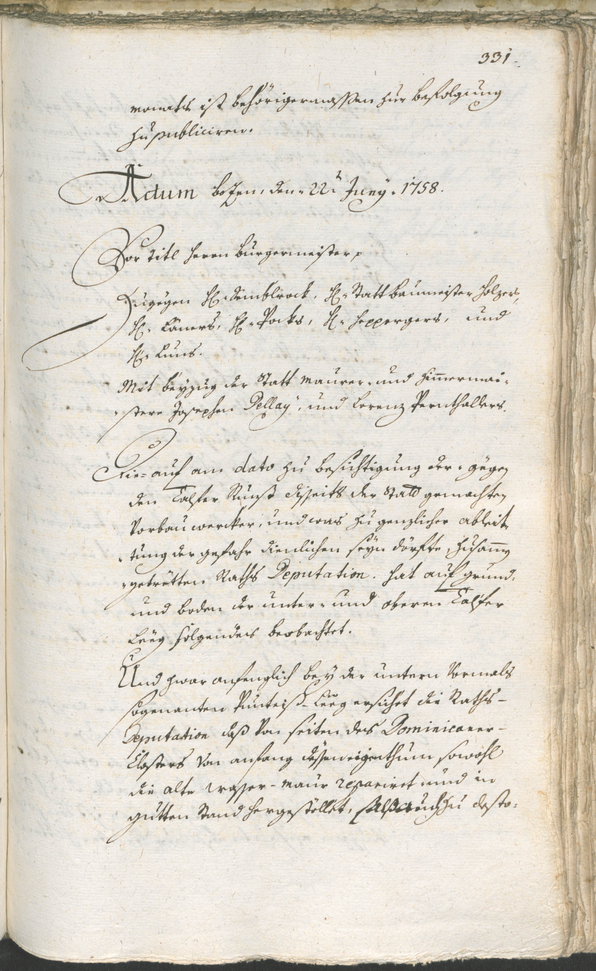 Archivio Storico della Città di Bolzano - BOhisto protocollo consiliare 1756/59 