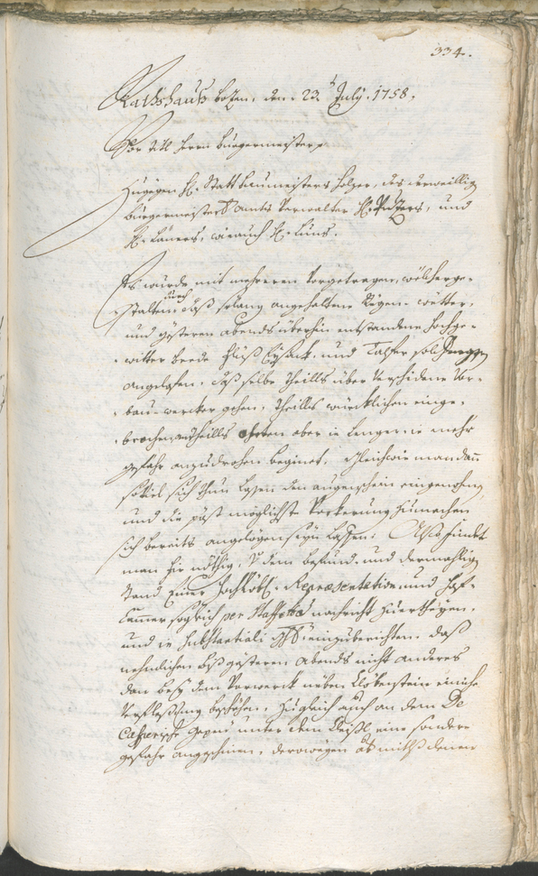 Archivio Storico della Città di Bolzano - BOhisto protocollo consiliare 1756/59 