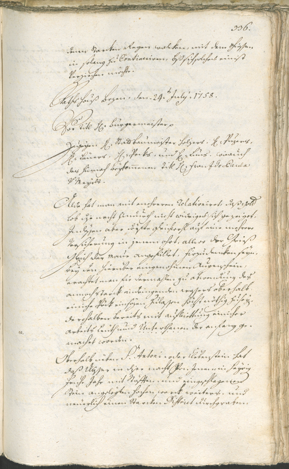 Archivio Storico della Città di Bolzano - BOhisto protocollo consiliare 1756/59 