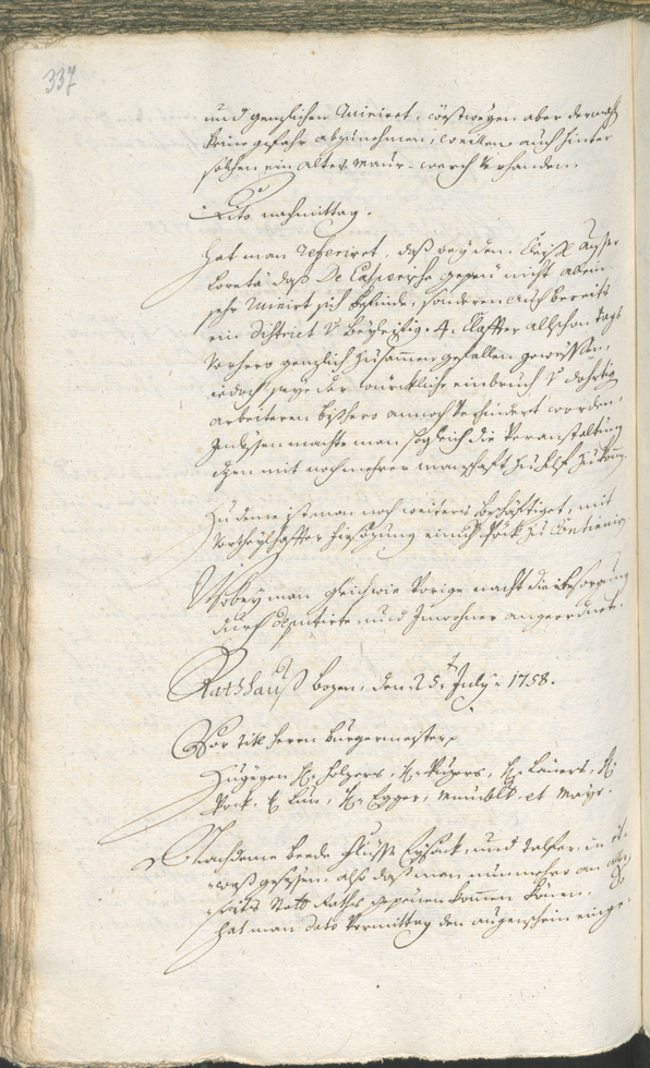 Civic Archives of Bozen-Bolzano - BOhisto Ratsprotokoll 1756/59 