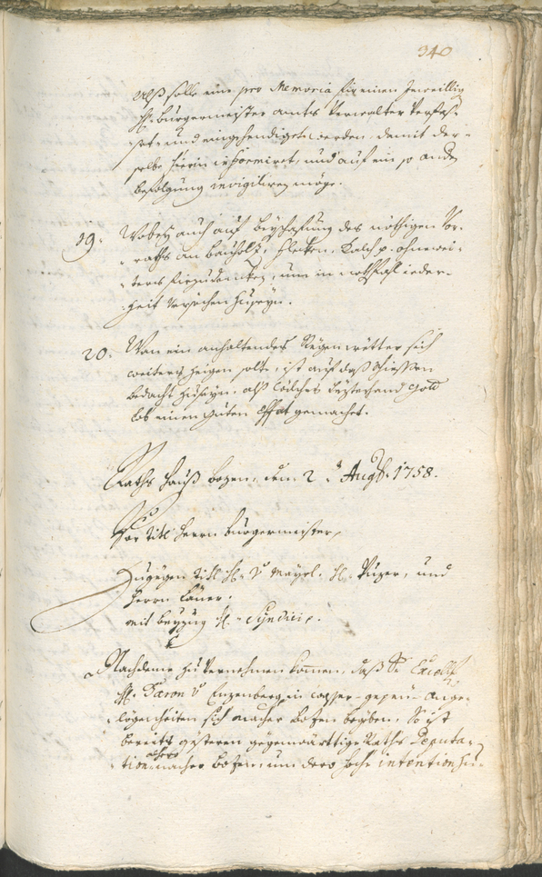 Civic Archives of Bozen-Bolzano - BOhisto Ratsprotokoll 1756/59 