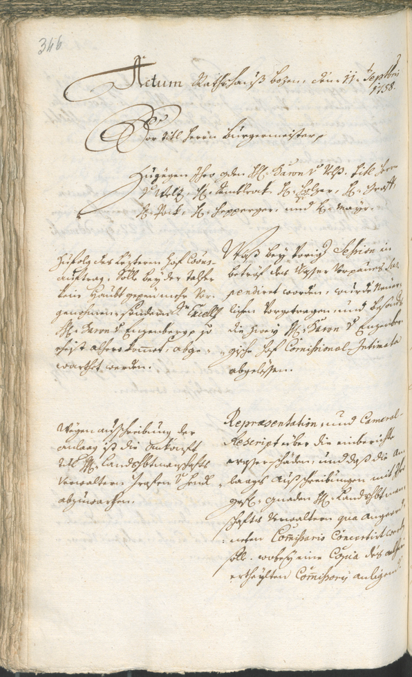 Civic Archives of Bozen-Bolzano - BOhisto Ratsprotokoll 1756/59 