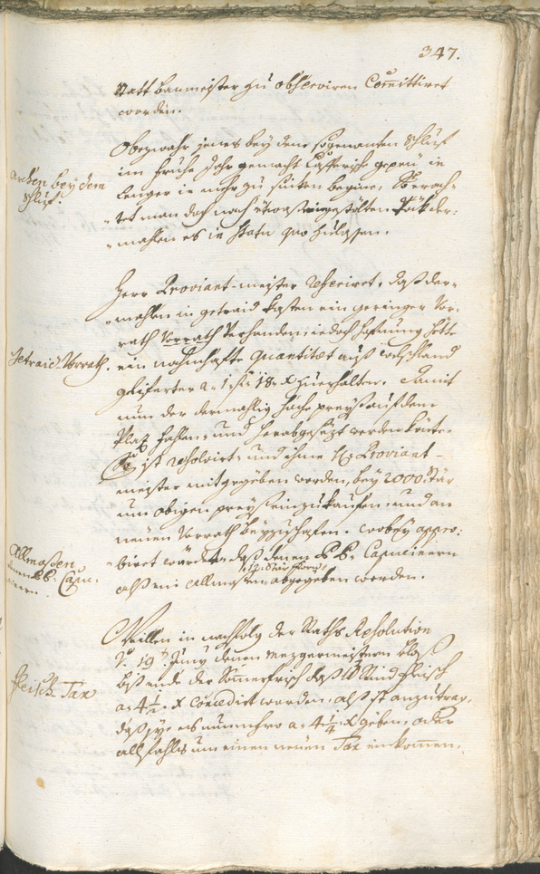 Civic Archives of Bozen-Bolzano - BOhisto Ratsprotokoll 1756/59 