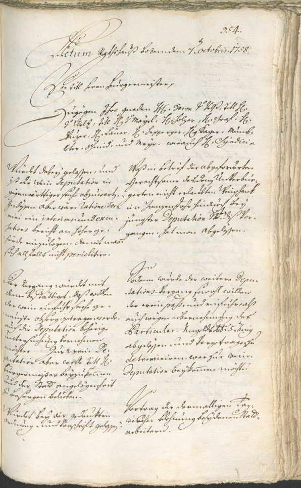 Civic Archives of Bozen-Bolzano - BOhisto Ratsprotokoll 1756/59 