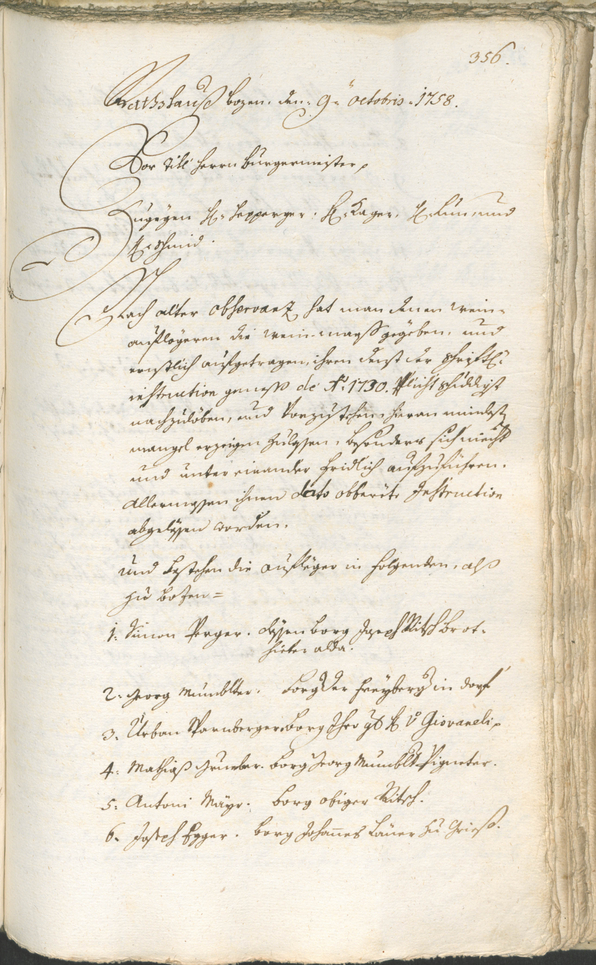 Archivio Storico della Città di Bolzano - BOhisto protocollo consiliare 1756/59 