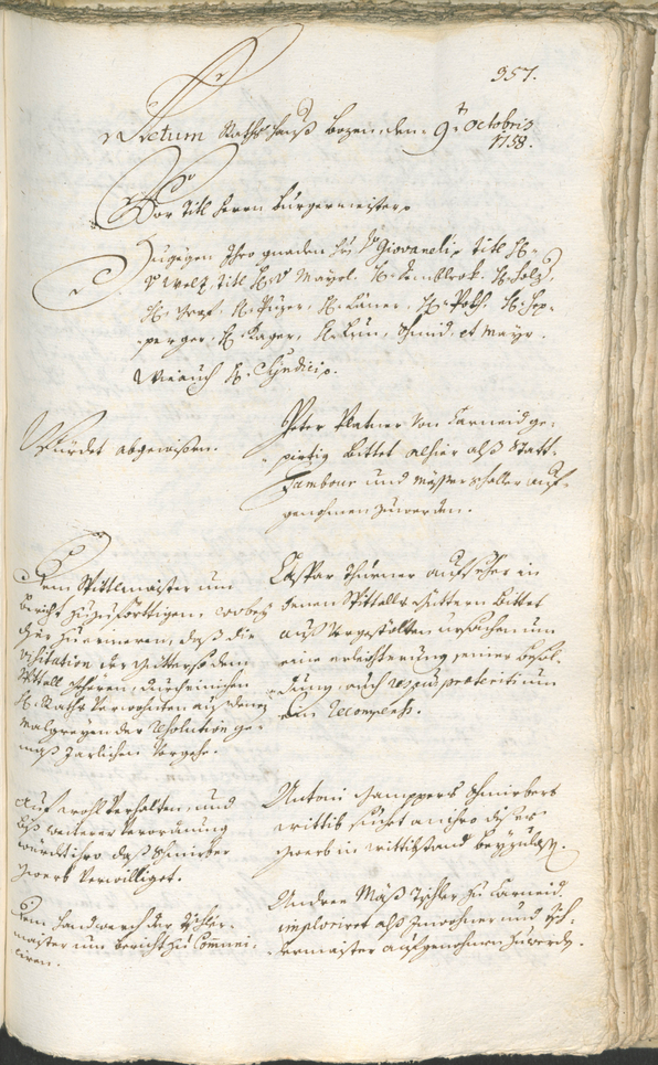 Archivio Storico della Città di Bolzano - BOhisto protocollo consiliare 1756/59 