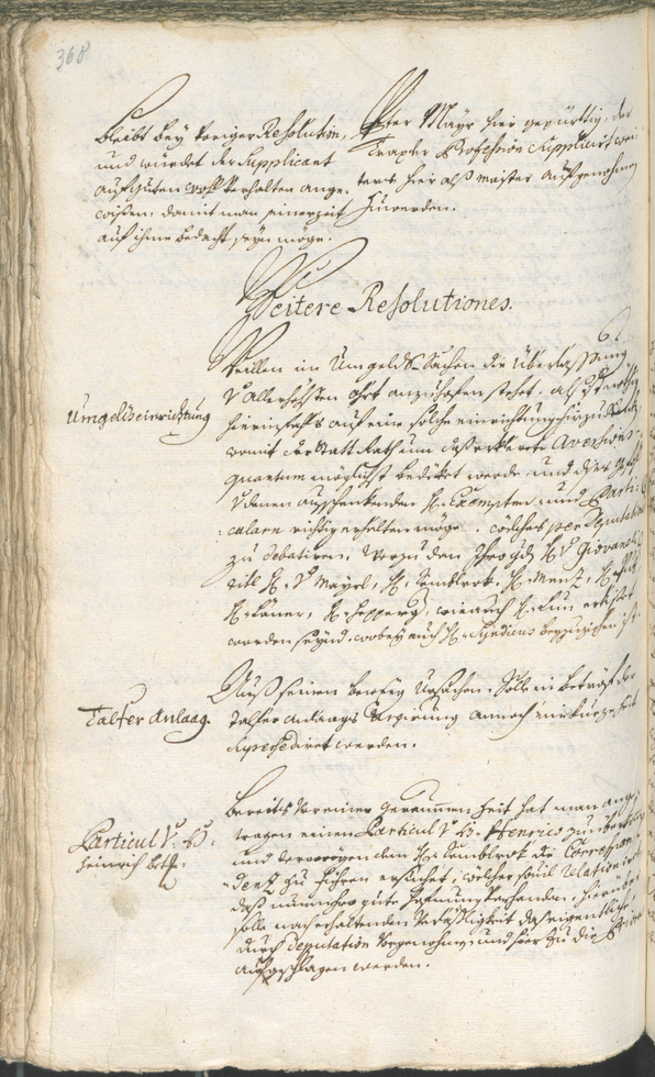 Archivio Storico della Città di Bolzano - BOhisto protocollo consiliare 1756/59 