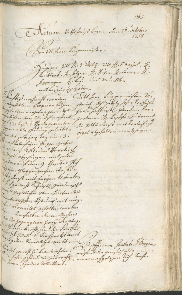 Archivio Storico della Città di Bolzano - BOhisto protocollo consiliare 1756/59 