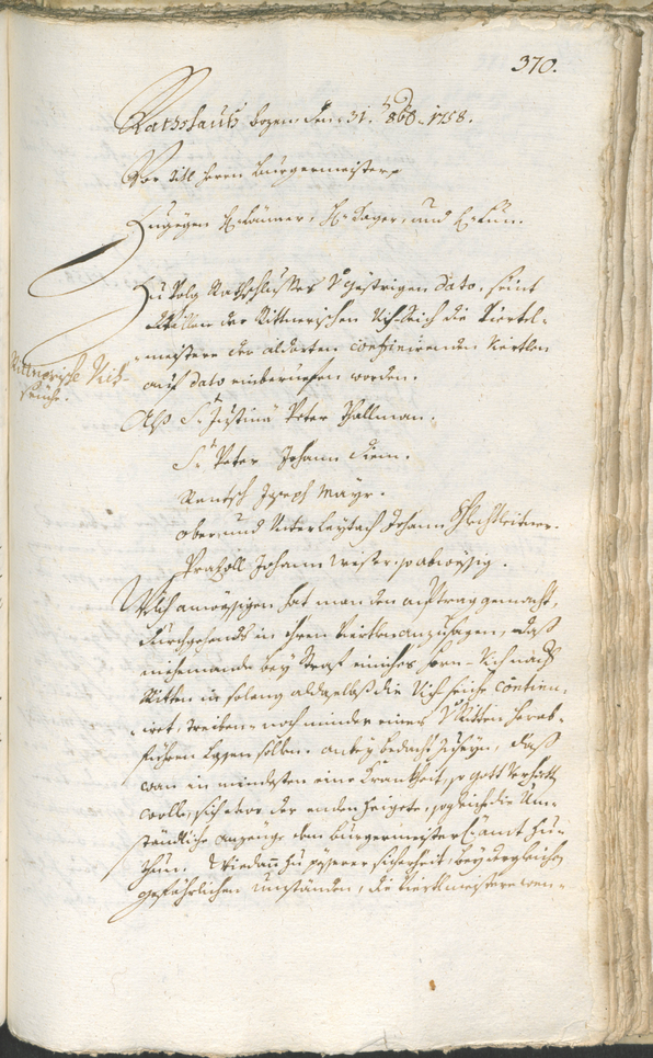 Civic Archives of Bozen-Bolzano - BOhisto Ratsprotokoll 1756/59 