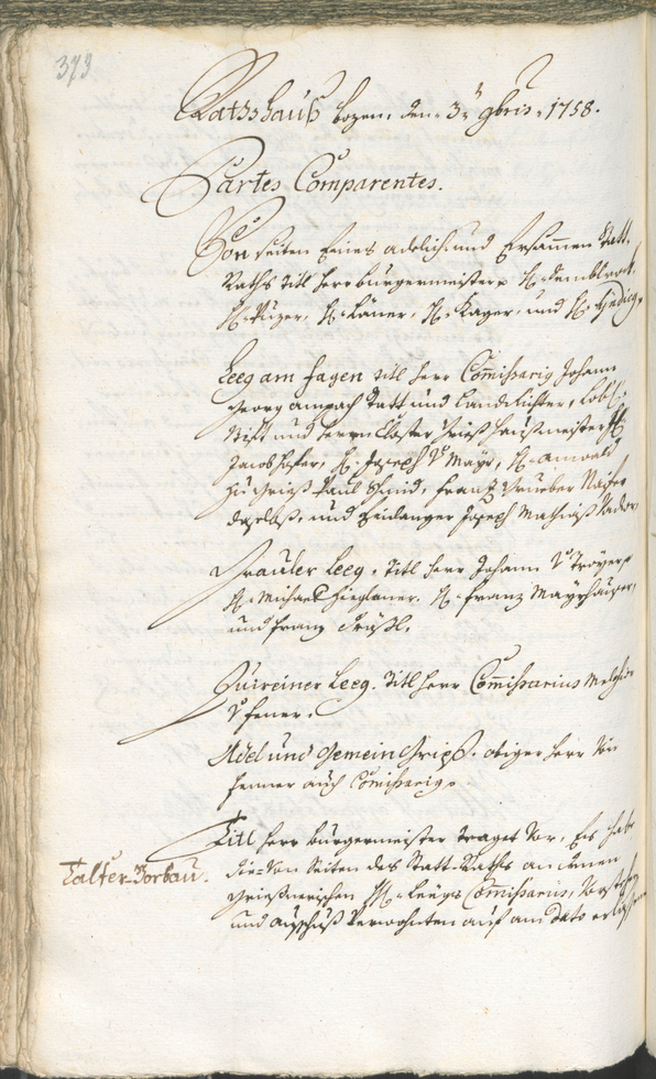 Civic Archives of Bozen-Bolzano - BOhisto Ratsprotokoll 1756/59 