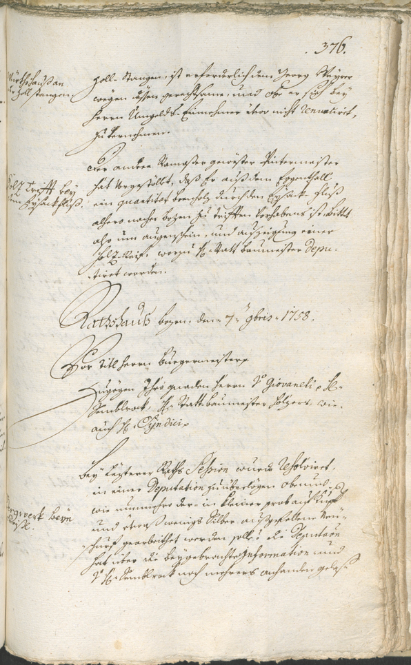 Archivio Storico della Città di Bolzano - BOhisto protocollo consiliare 1756/59 