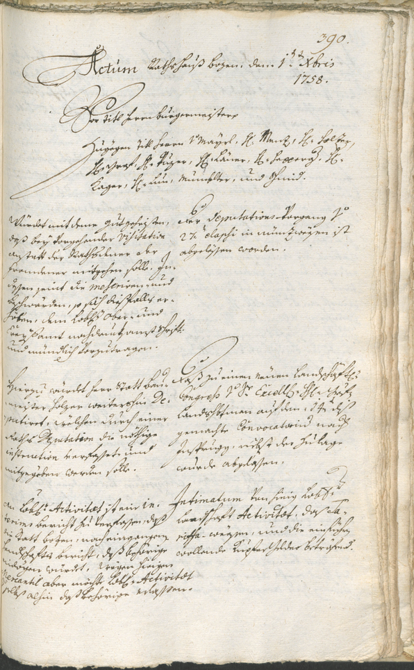 Civic Archives of Bozen-Bolzano - BOhisto Ratsprotokoll 1756/59 