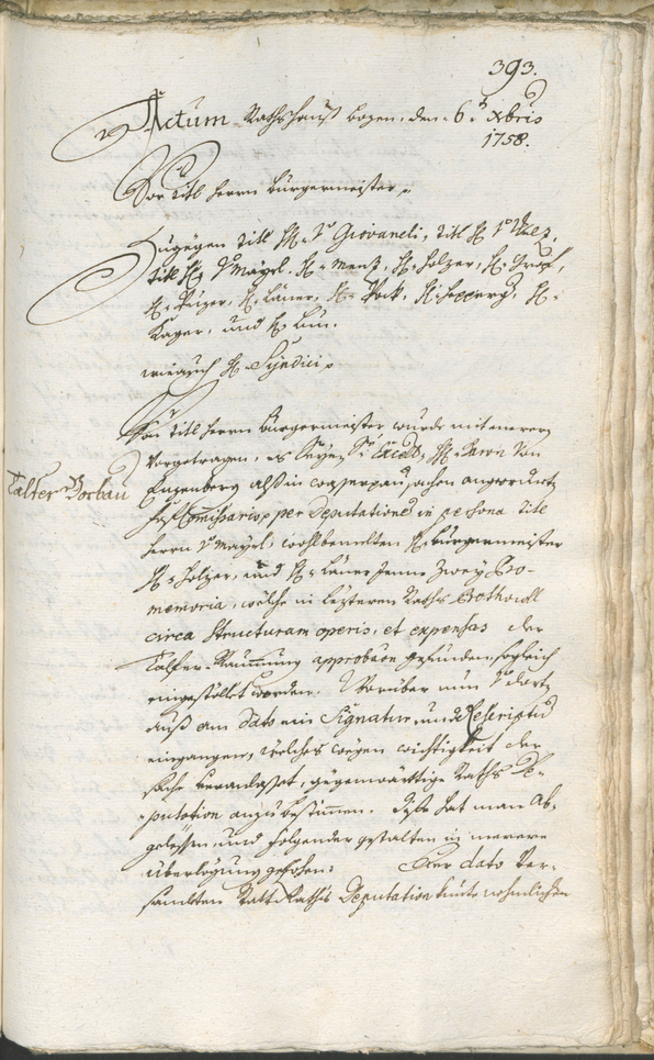 Civic Archives of Bozen-Bolzano - BOhisto Ratsprotokoll 1756/59 